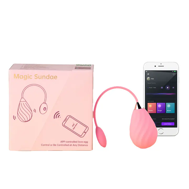 Смарт-віброяйце Magic Motion Sundae Pink - Master
