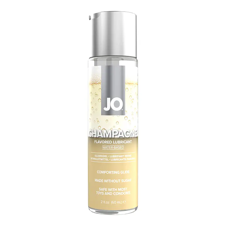 Набір смакових змазок JO Champagne&Red Velvet Cake (2×60 мл), Limited Edition - Master
