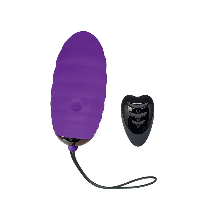 Віброяйце Adrien Lastic Ocean Breeze 2.0 Purple, пульт ДК, дуже потужний мотор, 10 віброрежимів - Master