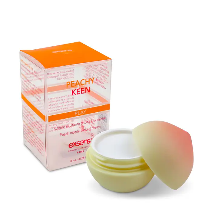 Збуджувальний крем для сосків EXSENS Peachy Keen (8 мл) з олією жожоба та ши, їстівний, без цукру - Master