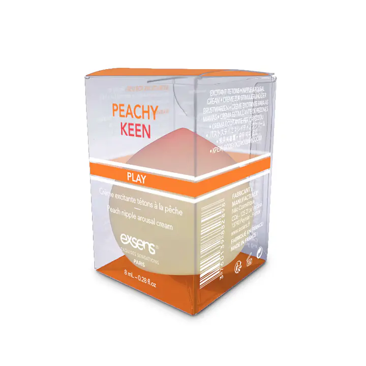 Збуджувальний крем для сосків EXSENS Peachy Keen (8 мл) з олією жожоба та ши, їстівний, без цукру - Master