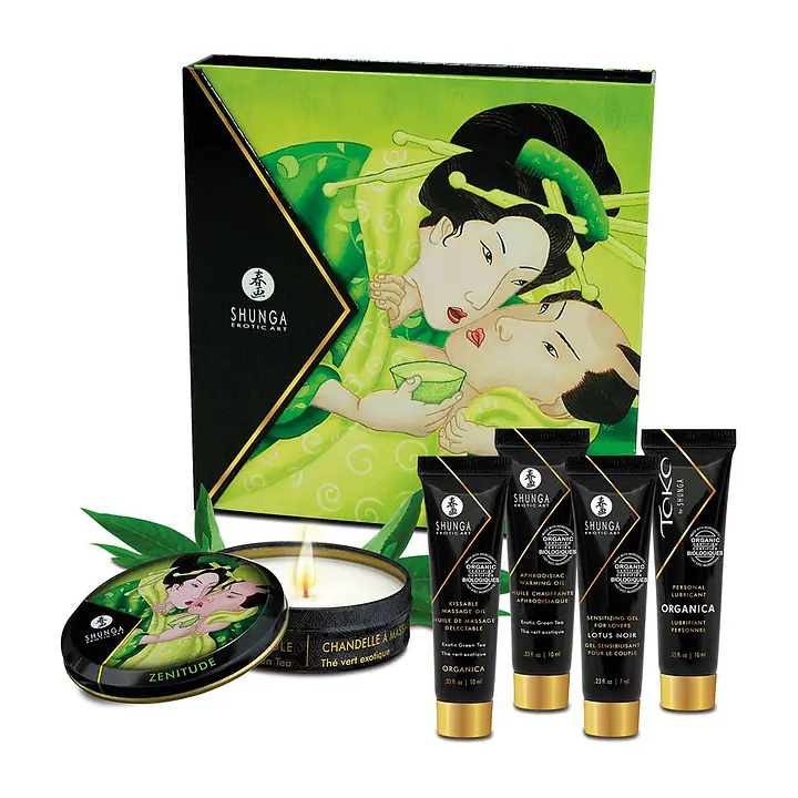 Подарунковий набір Shunga GEISHAS SECRETS ORGANICA – Exotic Green Tea: для шикарної ночі вдвох - Master