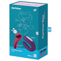 Набір Satisfyer Partner Box 1 (вібратор для пар Double Joy + вібратор у трусики Sexy Secret) - Master