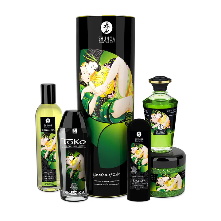 Подарунковий набір Shunga GARDEN OF EDO Organic: розслаблювальний аромат зеленого чаю - Master