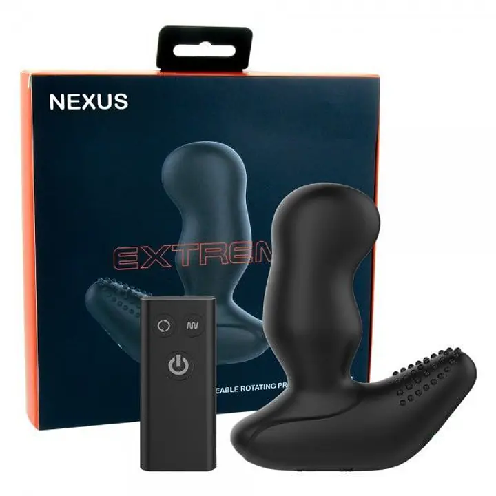 Масажер простати Nexus Revo Extreme з голівкою, яка обертається і пультом ДК - Master