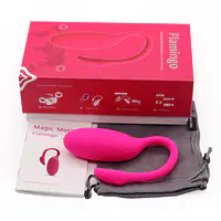Смарт-віброяйце Magic Motion Flamingo зі стимулятором клітора, 3 види вправ Кегеля - Master