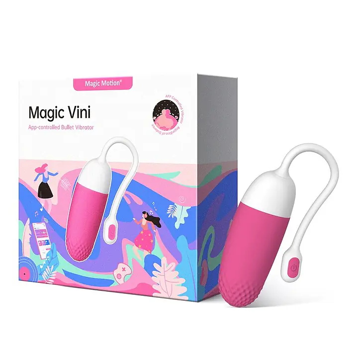 Смарт-віброяйце Magic Motion Vini Pink, керування зі смартфона - Master