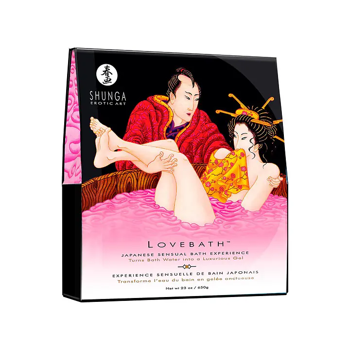 Гель для ванни Shunga LOVEBATH – Dragon Fruit 575 г, робить воду ароматним желе зі SPA-ефектом - Master