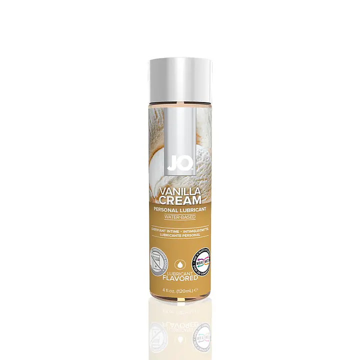 Змазка на водній основі JO H2O — Vanilla Cream (120 мл) без цукру, рослинний гліцерин - Master