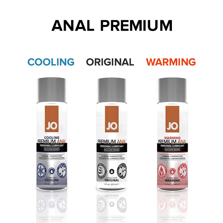 Анальна змазка JO ANAL PREMIUM — COOLING (120 мл) охолоджувальна, на силіконовій основі - Master