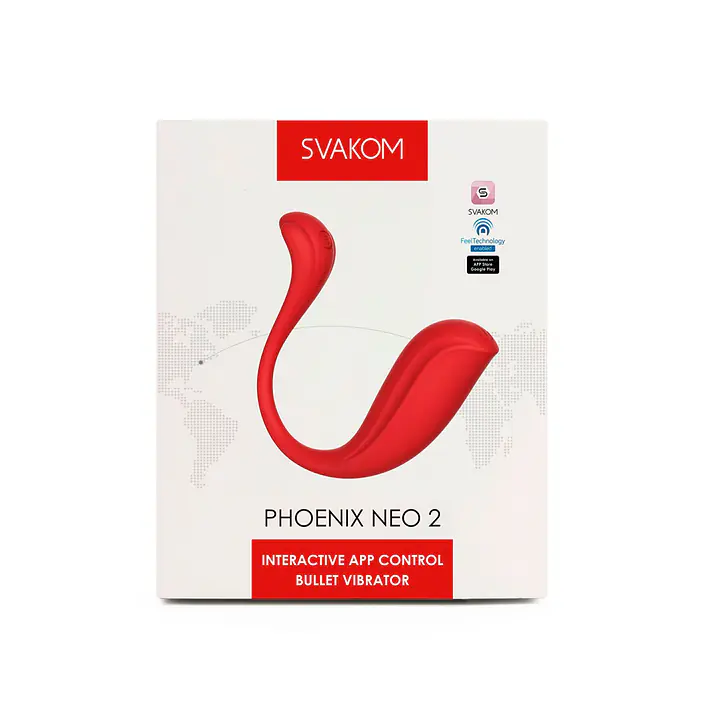 Інтерактивне віброяйце Svakom Phoenix Neo 2, оновлена модель - Master