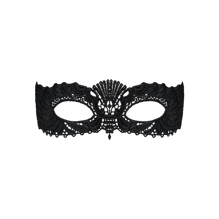 Мереживна маска Obsessive A700 mask, єдиний розмір, чорна - Master