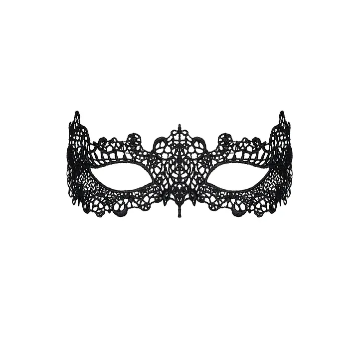 Мереживна маска Obsessive A701 mask, єдиний розмір, чорна - Master