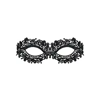 (SALE)Мереживна маска Obsessive A710 mask, єдиний розмір, чорна - Master