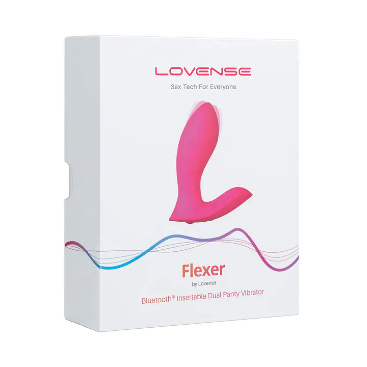 Смарт-вібратор у трусики Lovense Flexer, манливий рух + вібрація, стимуляція клітора та точки G - Master