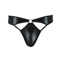 Чоловічі стринги Passion 033 THONG PAUL L/XL Black, під латекс - Master