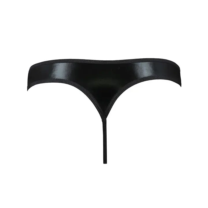Чоловічі стринги Passion 033 THONG PAUL L/XL Black, під латекс - Master