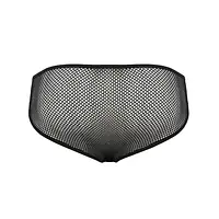 Чоловічі труси зі шнурівкою Passion 035 SLIP RICHARD L/XL Black, екошкіра, сітка - Master