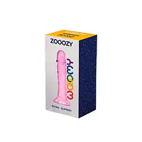 Фалоімітатор Wooomy Zooozy, присоска, сумісний з трусиками для страпона, довжина 14,7см, діам. 3,7см - Master