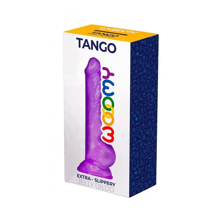 Фалоімітатор Wooomy Tango, з присоскою, довжина 18 см, діаметр 3,2 см - Master