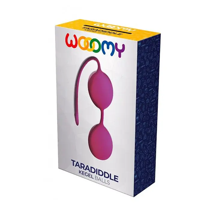 Вагінальні кульки Wooomy Taradiddle Kegel Ball, діаметр 3,5 см, маса 54 г - Master