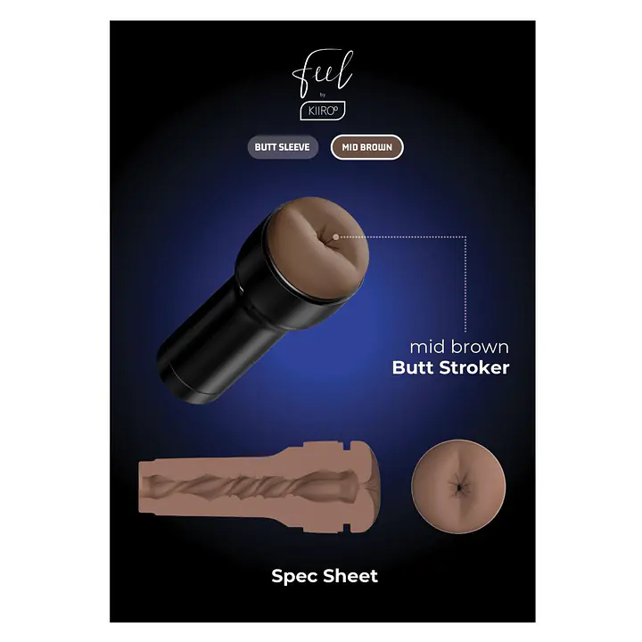 Мастурбатор-попа Kiiroo Feel Stroker Butt Mid Brown для секс-машини Kiiroo Keon - Master