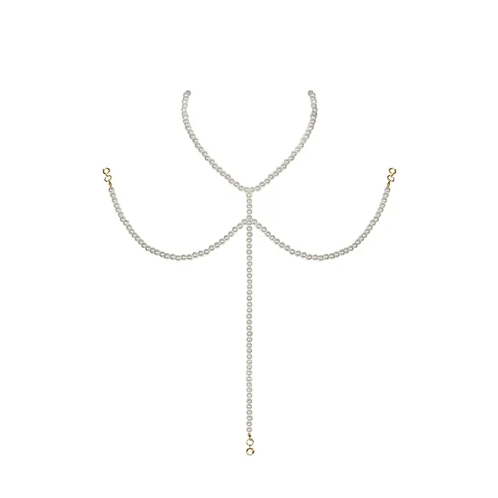 (SALE)Намисто під перлини на декольте Obsessive A757 necklace pearl - Master