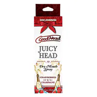 Зволожувальний спрей оральний Doc Johnson GoodHead - Juicy Head - Strawberries and Champagne 59мл - Master