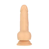 Фалоімітатор-пульсатор Naked Addiction 6.5″ Thrusting Dong With Remote, рухи вперед-назад, пульт ДК - Master