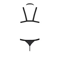 Комплект чоловічої білизни зі стреп Passion 039 SET ANDREW XXL/XXXL Black, стринги, шлейки - Master