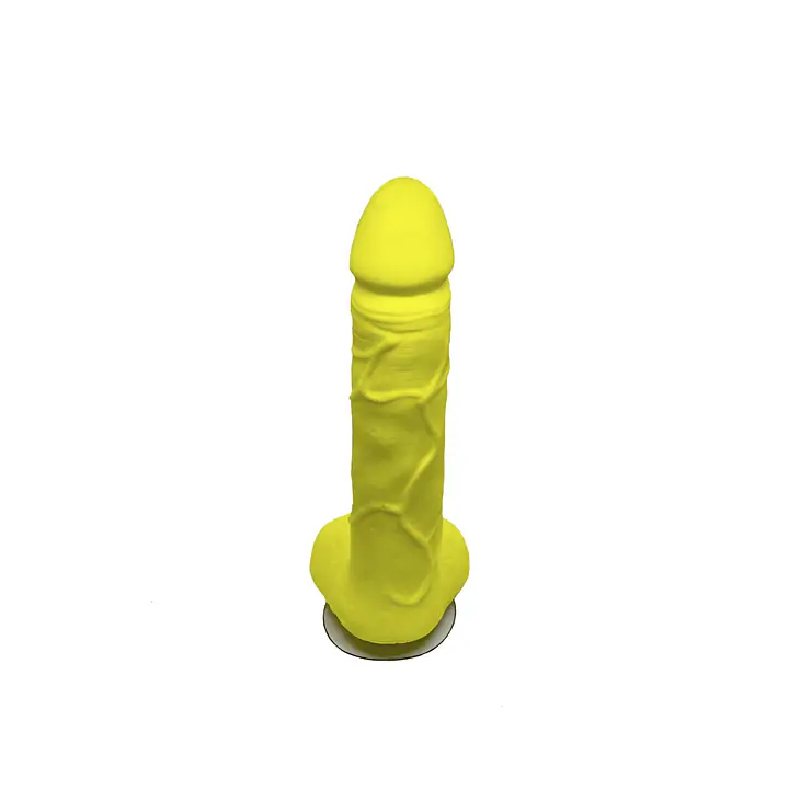 Крафтове мило-член із присоскою Чистий Кайф Yellow size L, натуральне - Master