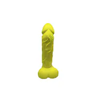 Крафтове мило-член із присоскою Чистий Кайф Yellow size L, натуральне - Master