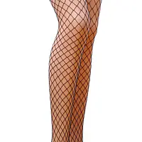 Колготки в сіточку без виділених трусиків Passion TI019 типу Кабаретка 1/2 (fishnet), nero - Master