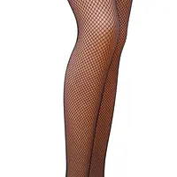 Колготки в сіточку без виділених трусиків Passion TI020 типу Кабаретка 1/2 (fishnet), nero - Master