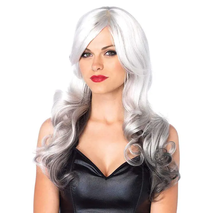 Leg Avenue Allure Multi Color Wig Grey/Black - Master