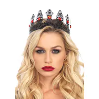 Філігранна корона з камінням Leg Avenue Filigree royal crown, метал - Master
