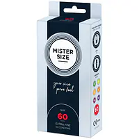 Презервативи Mister Size - pure feel - 60 (10 condoms), товщина 0,05 мм - Master