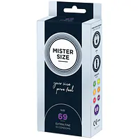 Презервативи Mister Size - pure feel - 69 (10 condoms), товщина 0,05 мм - Master