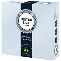 Презервативи Mister Size - pure feel - 49 (36 condoms), товщина 0,05 мм - Master