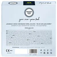 Презервативи Mister Size - pure feel - 49 (36 condoms), товщина 0,05 мм - Master