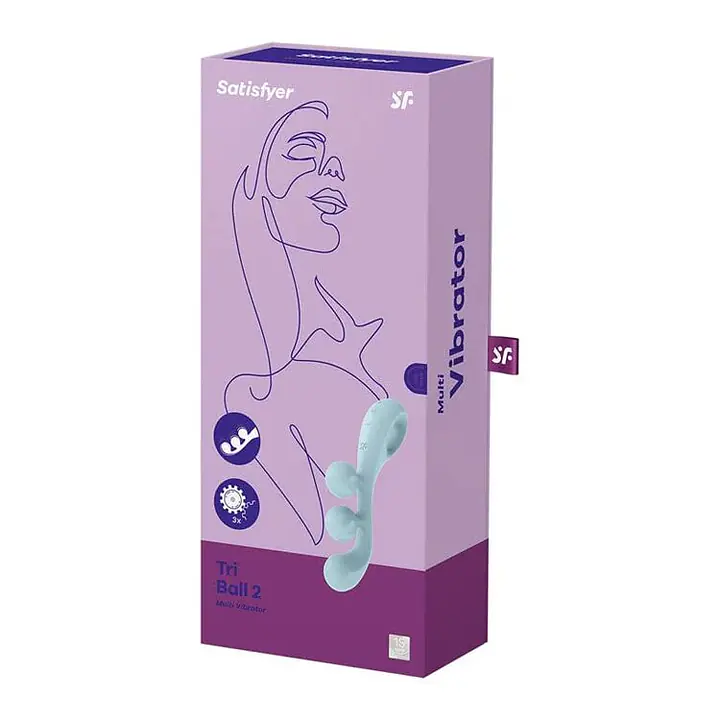 Універсальний вібратор Satisfyer Tri Ball 2, 3 мотори, гнеться - Master