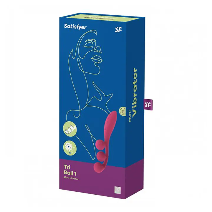 Універсальний вібратор Satisfyer Tri Ball 1, 3 мотори, гнеться - Master