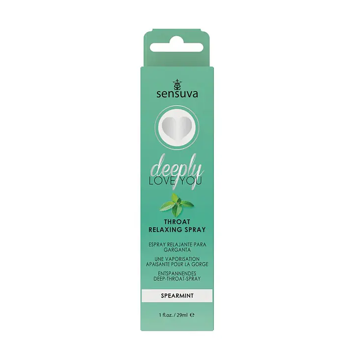 Спрей для мінету Sensuva Deeply Love You Spearmint (29 мл), для глибокого мінету - Master