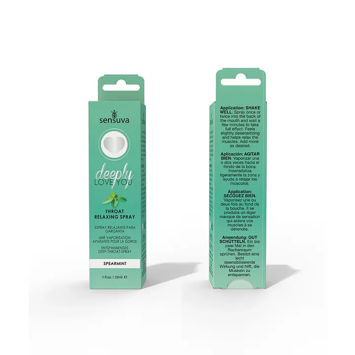 Спрей для мінету Sensuva Deeply Love You Spearmint (29 мл), для глибокого мінету - Master