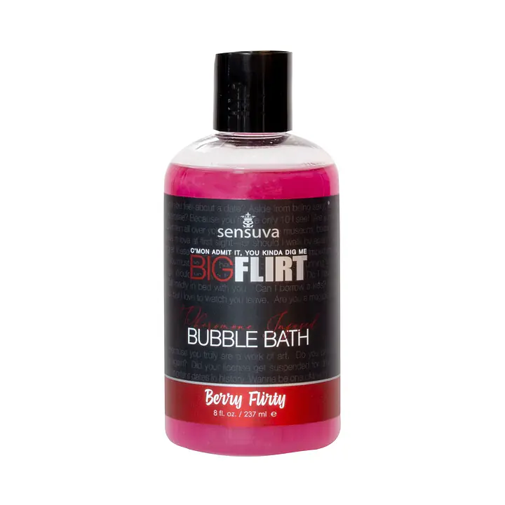 Піна для ванни Sensuva — Big Flirt Pheromone Bubble Bath — Berry Flirty (237 мл) - Master