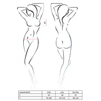 Боді-монокіні Passion Exclusive HAGAR BODY L/XL, black - Master