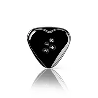 Вібратор для клітора з електростимуляцією Mystim Heart's Desire Black Edition - Master