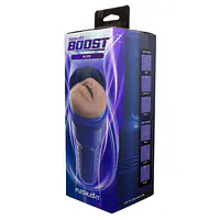 Мастурбатор-ротик Fleshlight Boost Blow Light Medium Flesh, плаваючі кільця Turbo Tech - Master