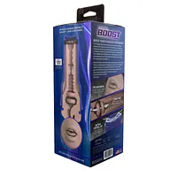 Мастурбатор-ротик Fleshlight Boost Blow Light Medium Flesh, плаваючі кільця Turbo Tech - Master