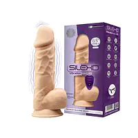 Фалоімітатор з вібрацією SilexD Norman Vibro Flesh (Model 1 size 8,5") + LRS, діаметр 5 см - Master